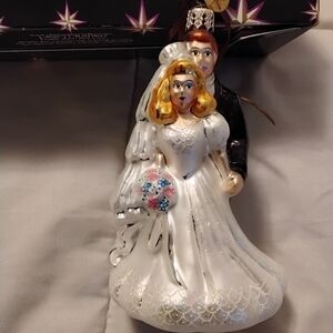 Vintage Christopher Radko Perfect Couple Christmas Ornament